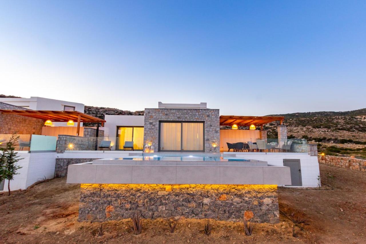 Aros Luxury Villas Lakki  Bagian luar foto