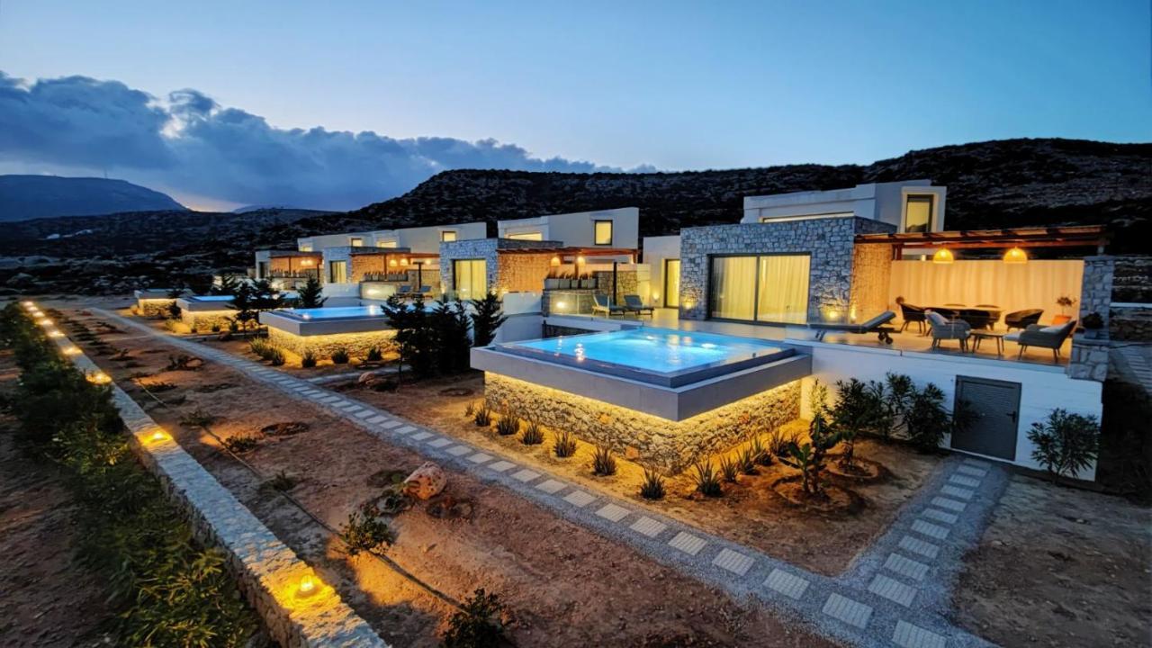 Aros Luxury Villas Lakki  Bagian luar foto